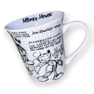 Disney Animators Skethbook Mickey Mouse Mug